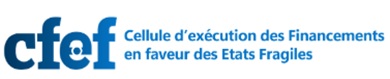 Logo CFEF : Cellule d'exécution des Financements en faveur des Etats Fragiles